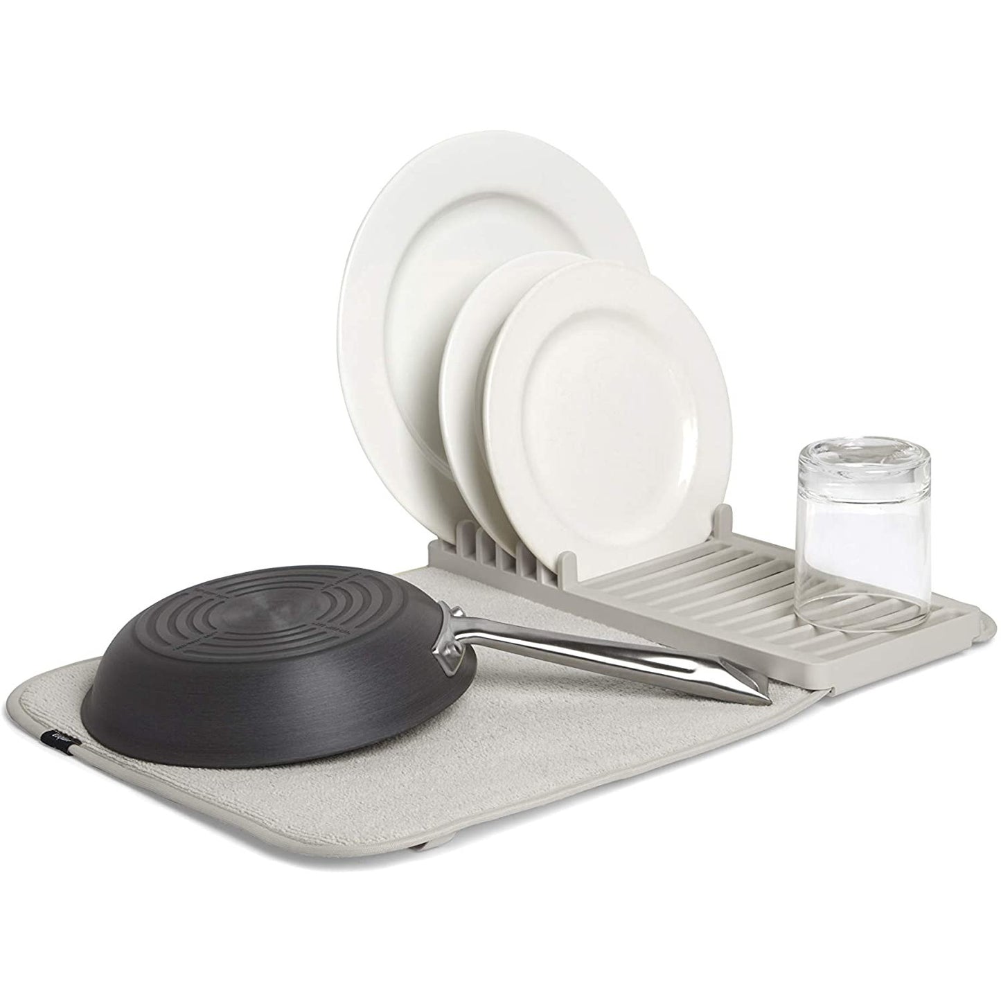 UDRY DRYING RACK & MAT MINI 13 x 20" LIGHT GREY