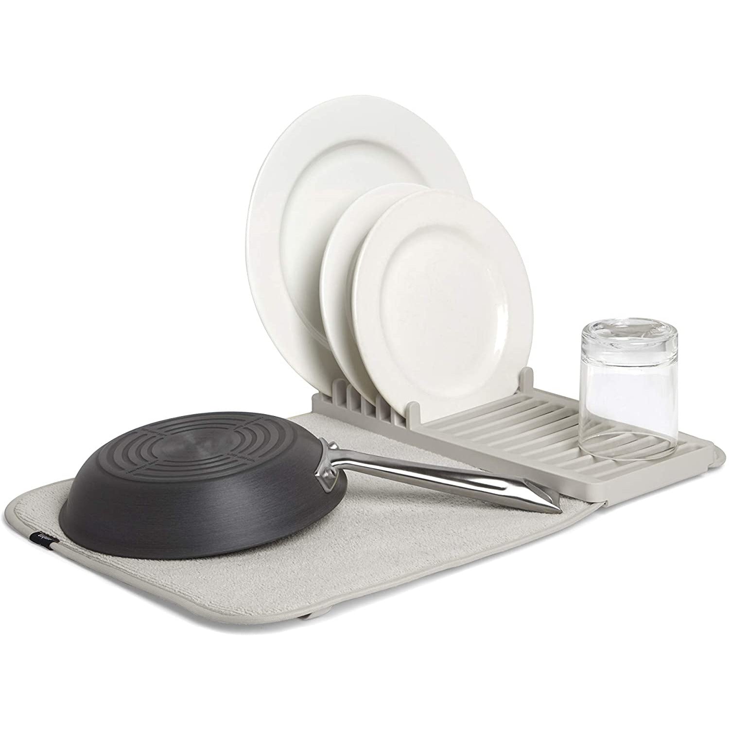 UDRY DRYING RACK & MAT MINI 13 x 20" LIGHT GREY