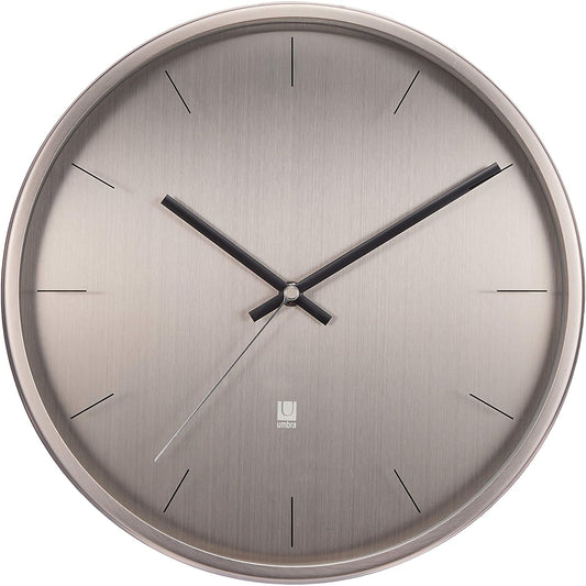 Metal Wall Clock Nickel