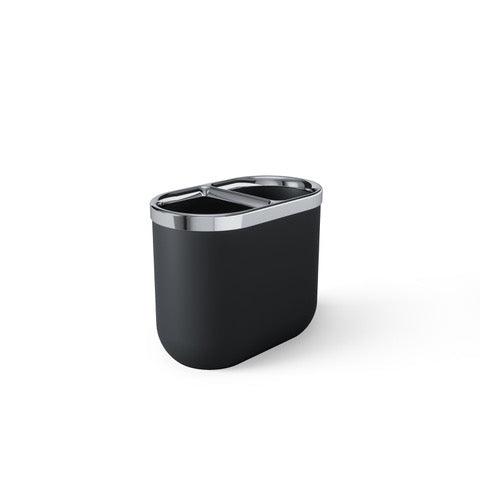 JUNIP TOOTBRUSH HOLDER  CHROME/BLACK