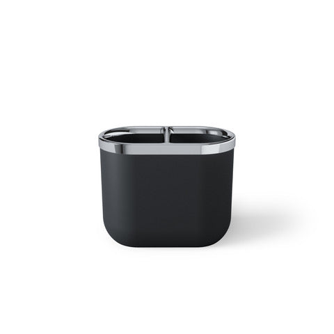 JUNIP TOOTBRUSH HOLDER  CHROME/BLACK