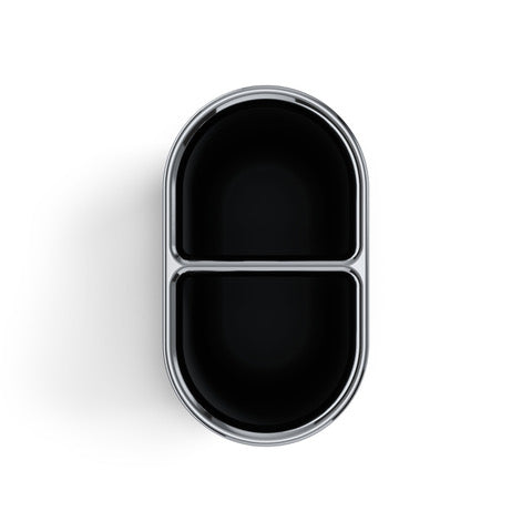 JUNIP TOOTBRUSH HOLDER  CHROME/BLACK