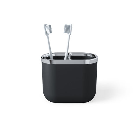 JUNIP TOOTBRUSH HOLDER  CHROME/BLACK