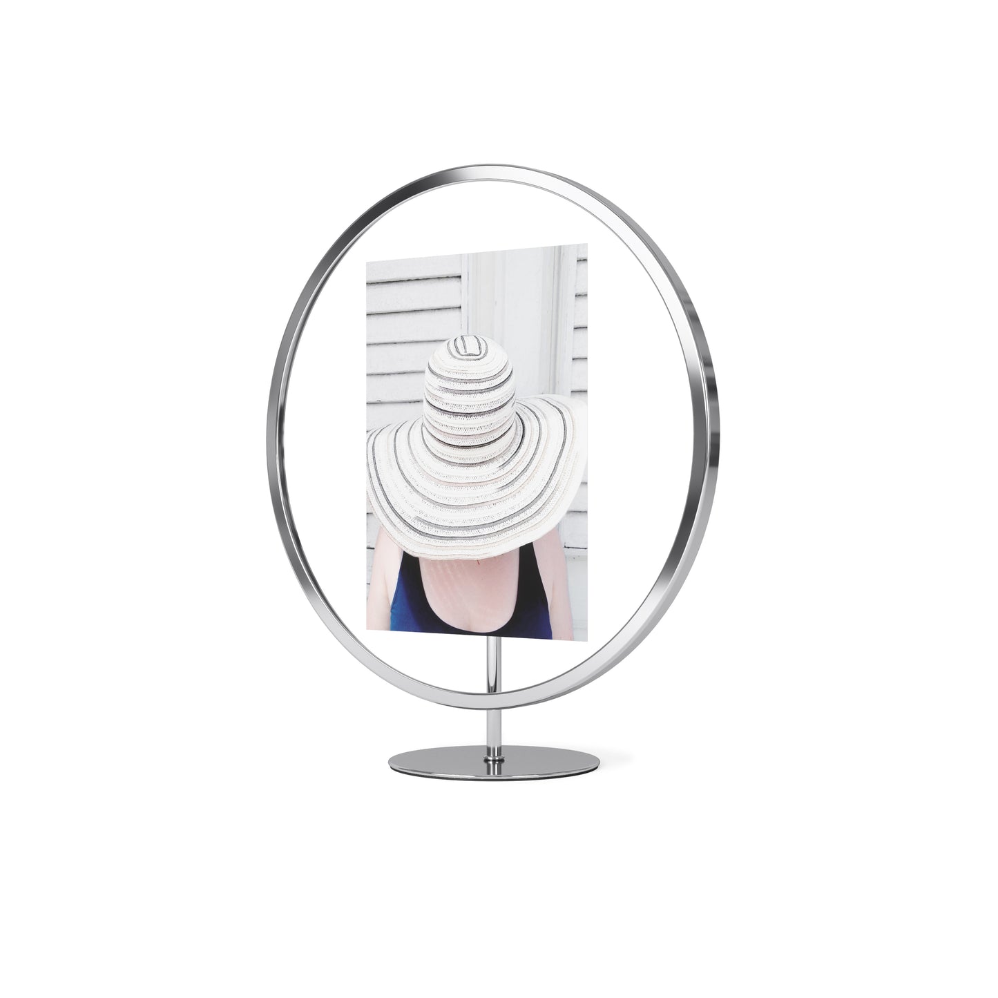 INFINITY ROUND PHOTO DISPLAY 4" x 6" IN 3 COLORS