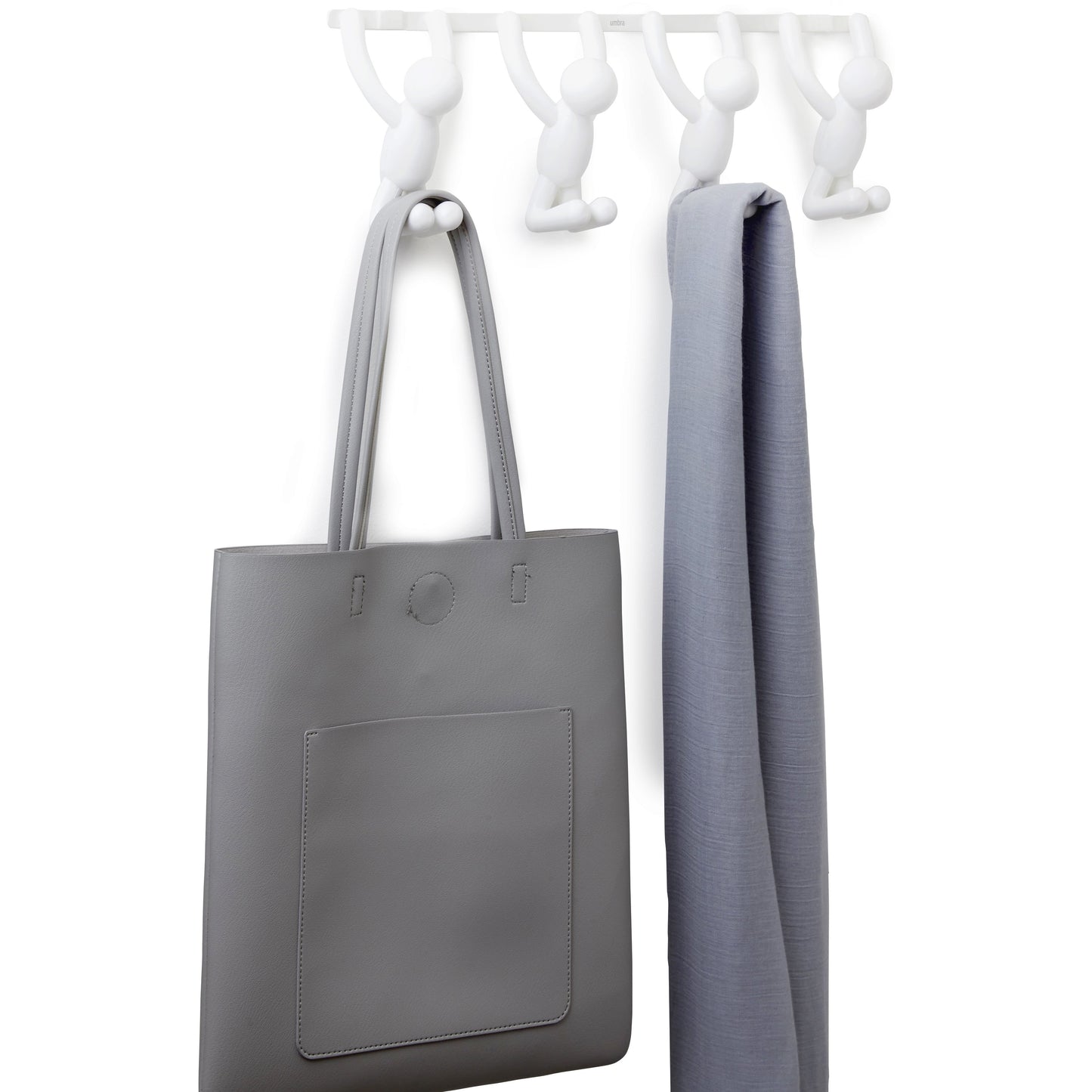 Buddy 4-Hook White
