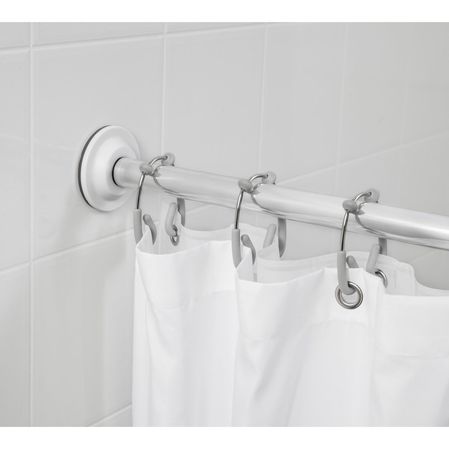 Flex Double Shower Rings Grey  set 12