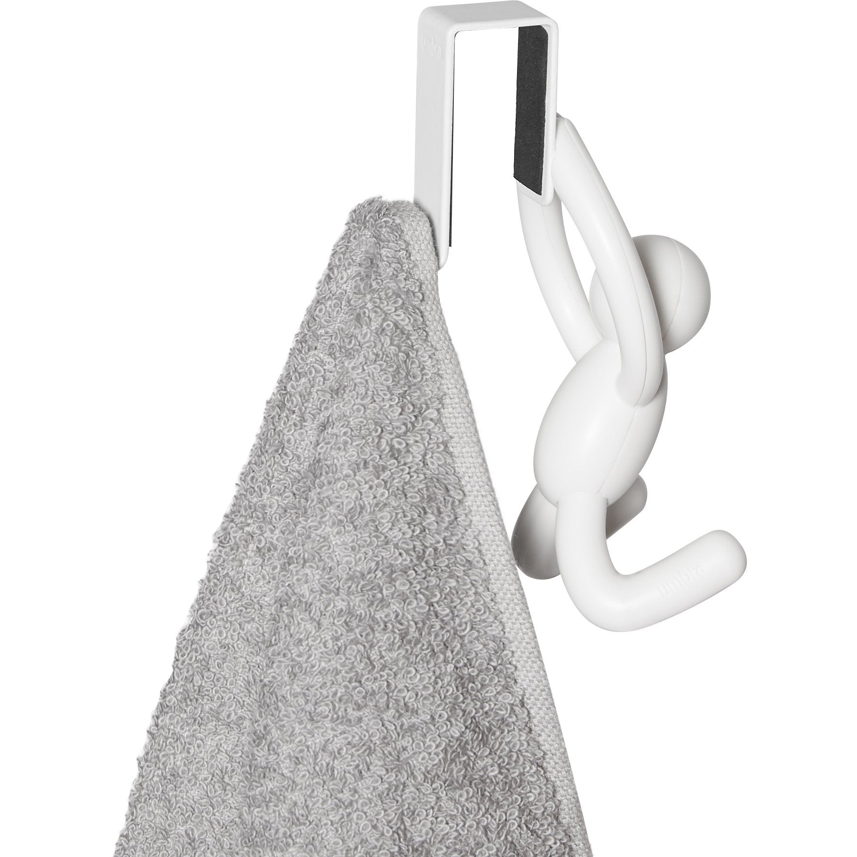 Buddy Over The Cabinet Hook Set of 2 White