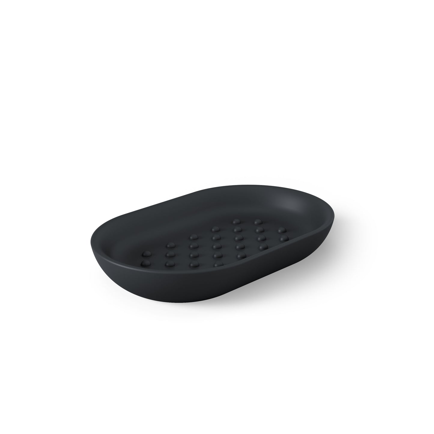 JUNIP OVAL SOAP DISH  BLACK