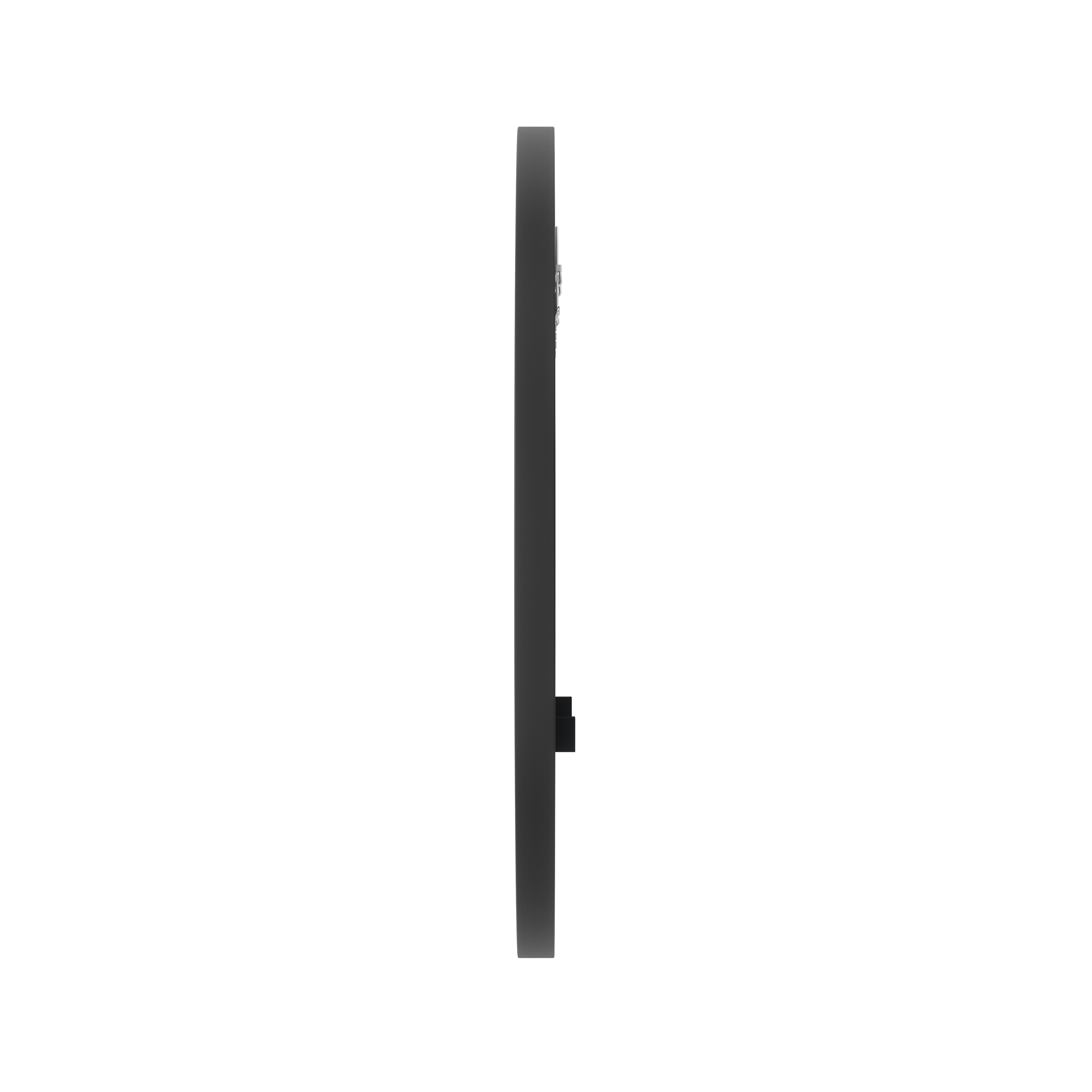 Hub Wall Mirror 18" Black