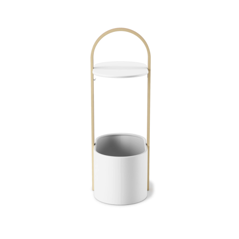 BELLWOOD STORAGE TABLE WHITE/ NATURAL