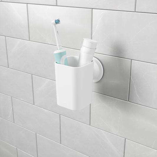 FLEX SURELOCK TOOTHBRUSH HOLDER WHITE