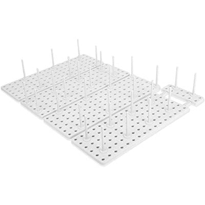 PEGGY DRAWER ORGANIZER SET OF 4 WHITE