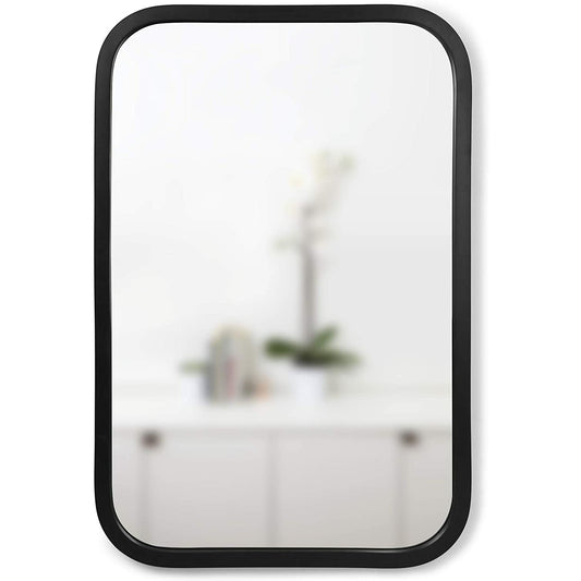 HUB MIRROR RECTANGLE 16 x 24" BLACK