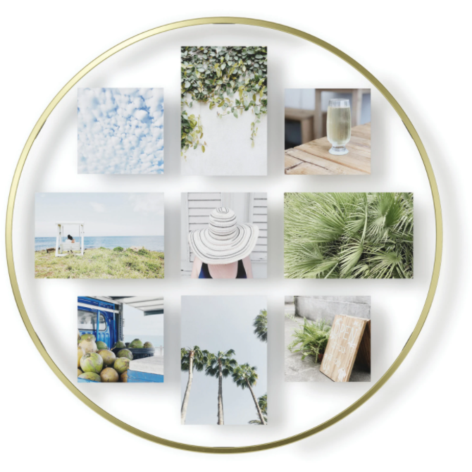 INFINITY WALL FLOAT MATTE BRASS