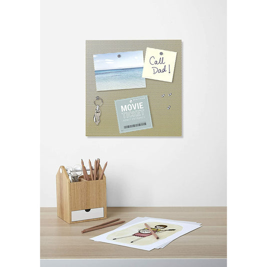 BULLETBOARD 12X12" BRASS