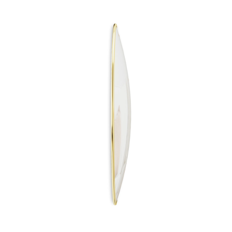 CONVEXA MIRROR BRASS