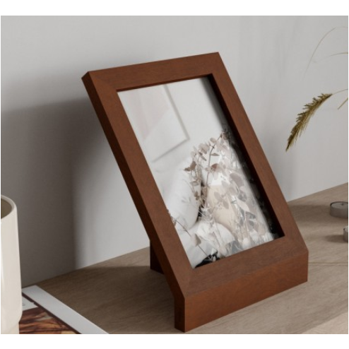 PODIUM PHOTO DISPLAY 5X7" LIGHT WALNUT