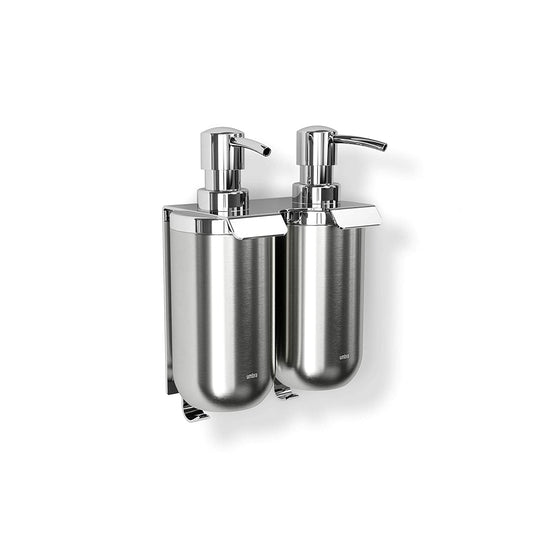 JUNIP METAL WALL MOUNT 2 PK STAINLESS STEEL