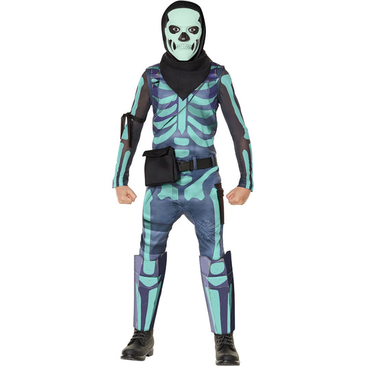 Fortnite Glow In The Dark Skull Trooper Costume