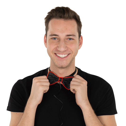 Led bowtie RED