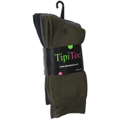 Pack de 3 calcetines deportivos Green/Grey/Black