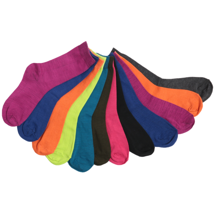 Pack de 3 calcetines deportivos Blue/Fucshia/Green