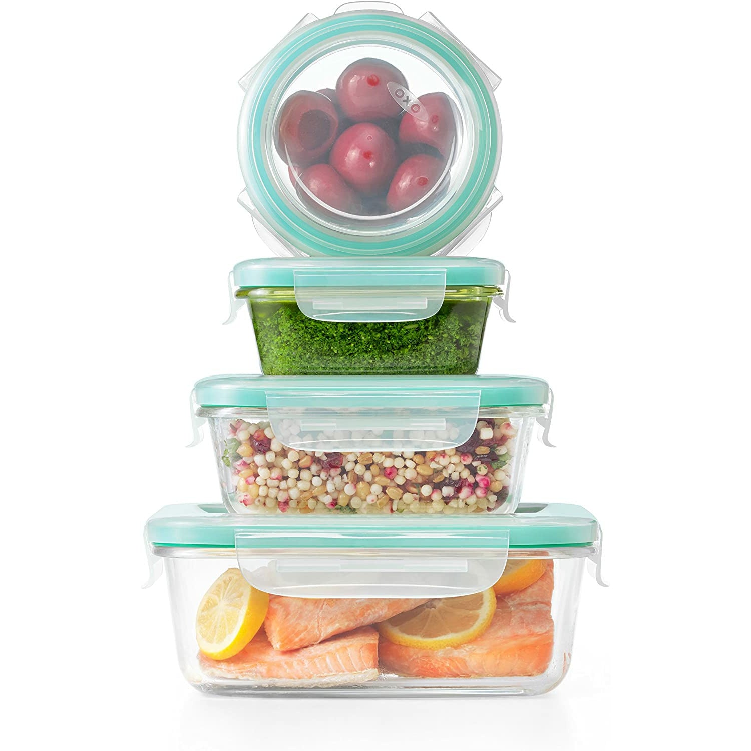 OXO GG SMART SEAL 12 PIECE GLASS CONTAINER SET