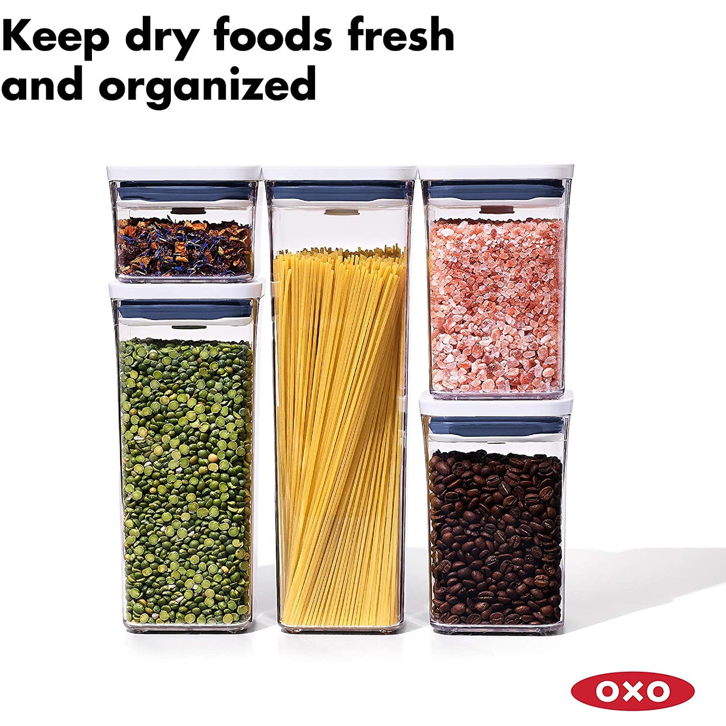 OXO GG 5 PIECE POP CONTAINER SET