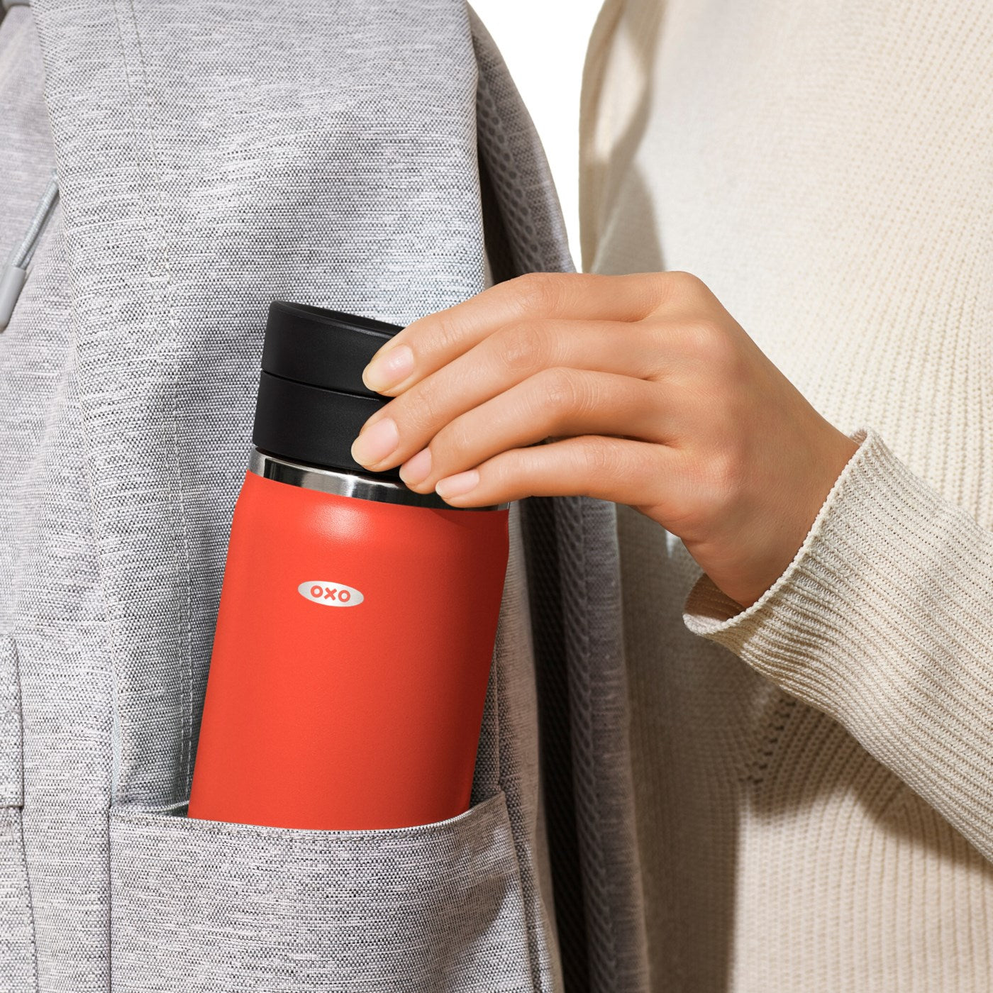 Thermal Mug Red 16 oz