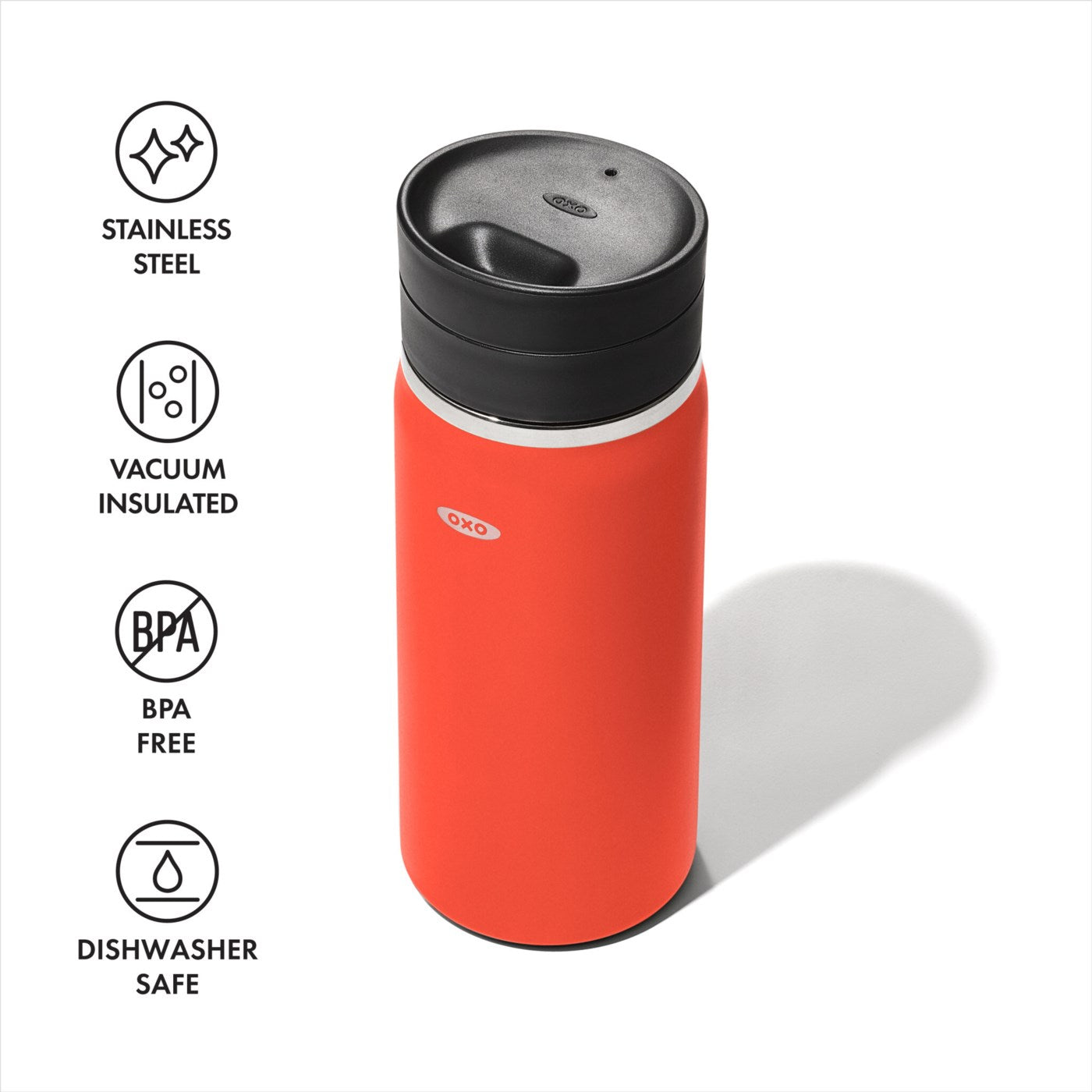 Thermal Mug Red 16 oz