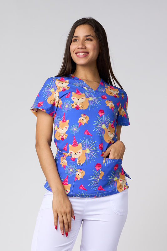 SQUIRREL FIREWORKS PRINTED SHIRTS