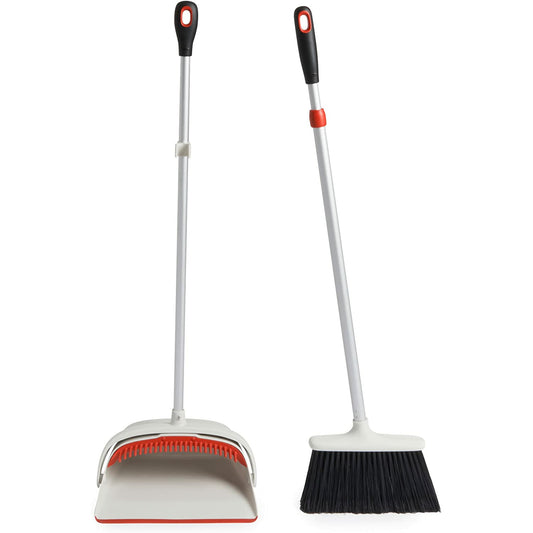 OXO GG LARGE SWEEP SET WITH EXENDABLE BROOM