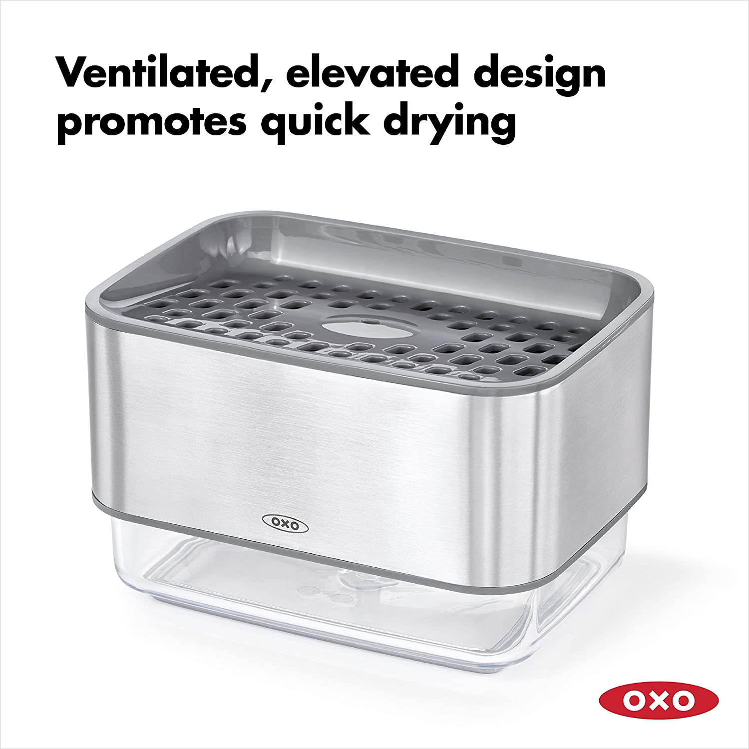 OXO GG SOAP DISPENSING SPONGE HOLDER