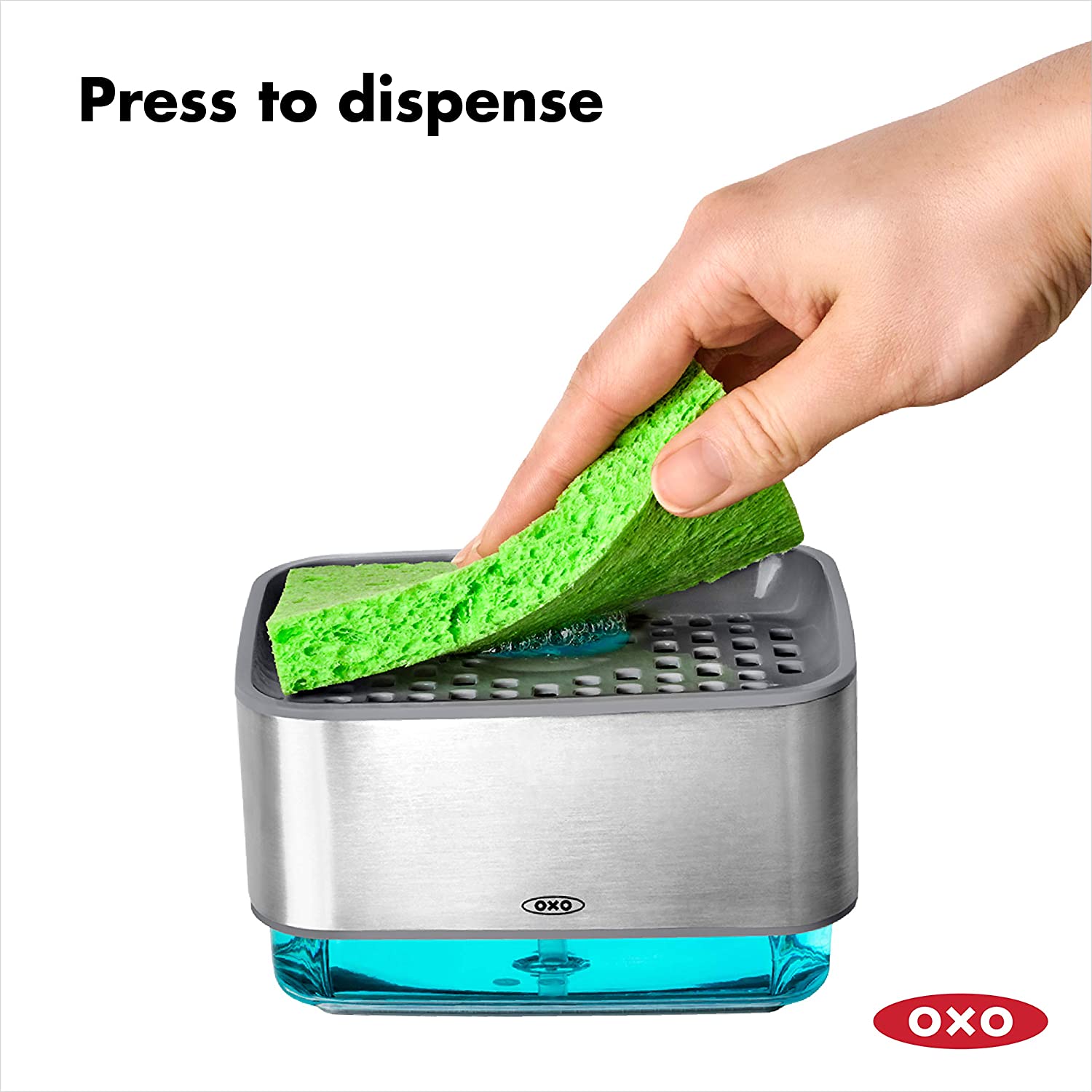OXO GG SOAP DISPENSING SPONGE HOLDER