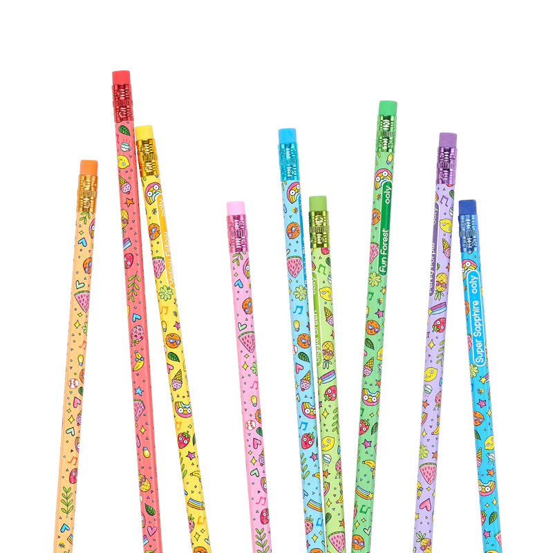 Color doodlers fruity scented erasable color pencils - set of 12