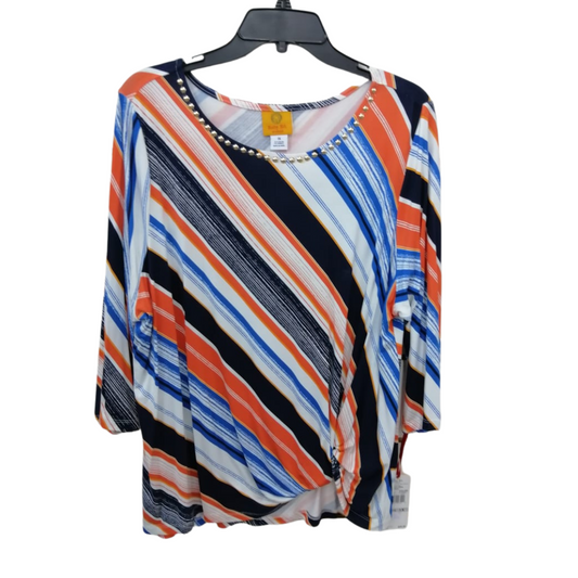 Blusa Azul Marina Multicolor
