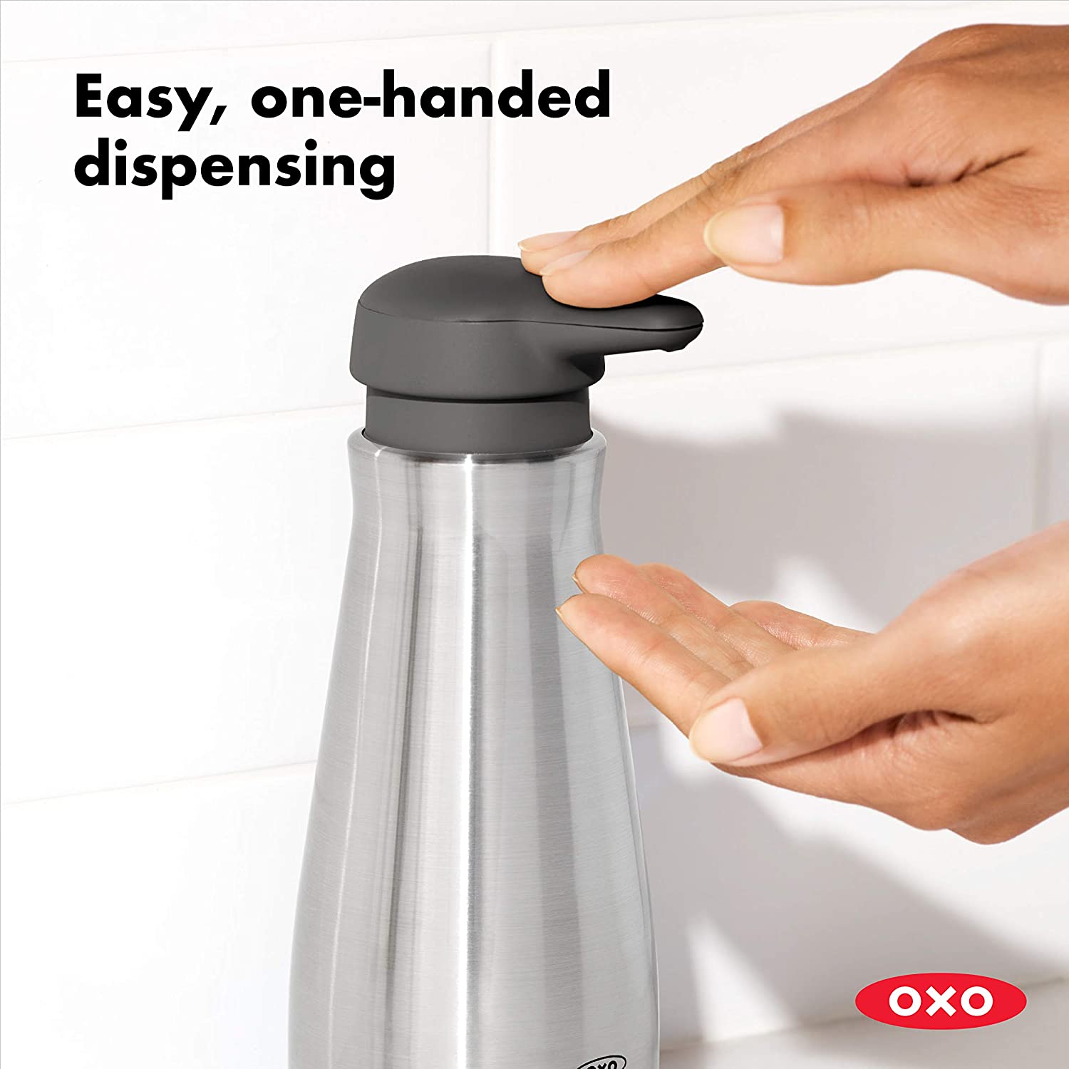 OXO GG STAINLESS STEEL SOAP DISPENSER