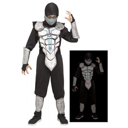 Lightning ninja child costume