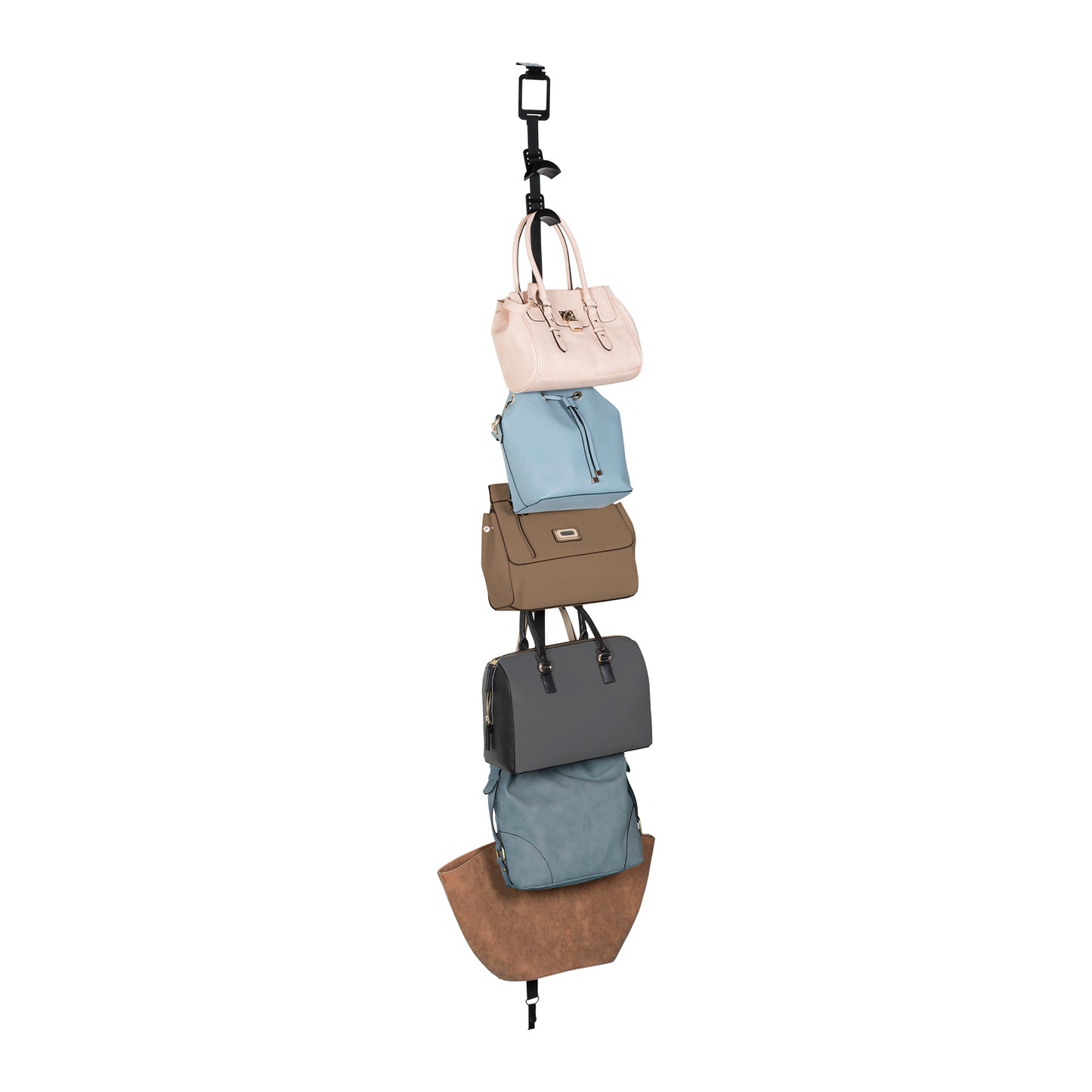 Black 8-Clip Purse Hanger