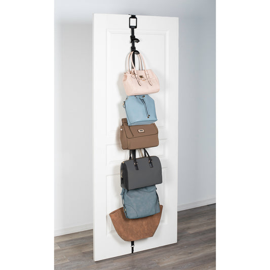 Black 8-Clip Purse Hanger