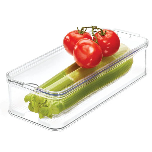 Produce Bin Clear with  Drainage Tray