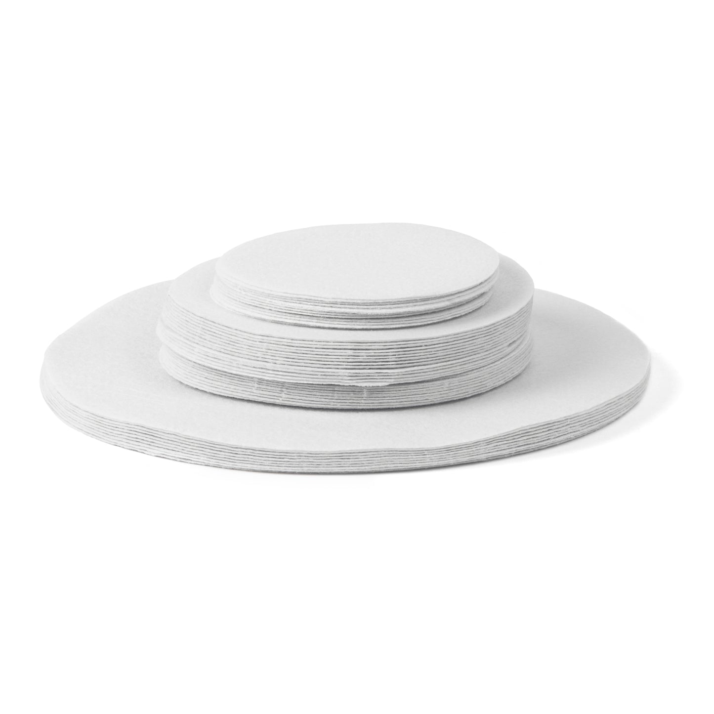 Storage Felt Plate Dividers White