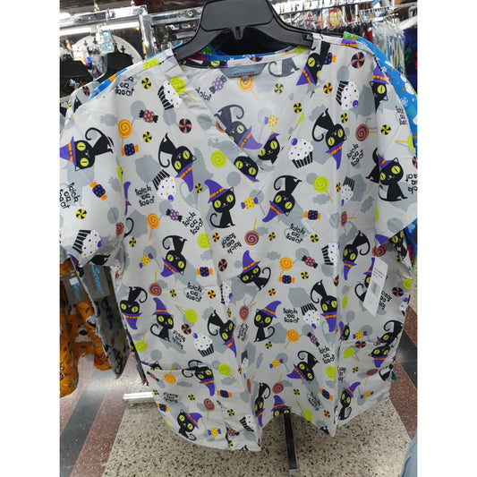 UNIFORME DE HALOWEEN GRIS TRICK OR TREAT