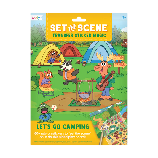 set the scene transfer stickers magic - let's go camping