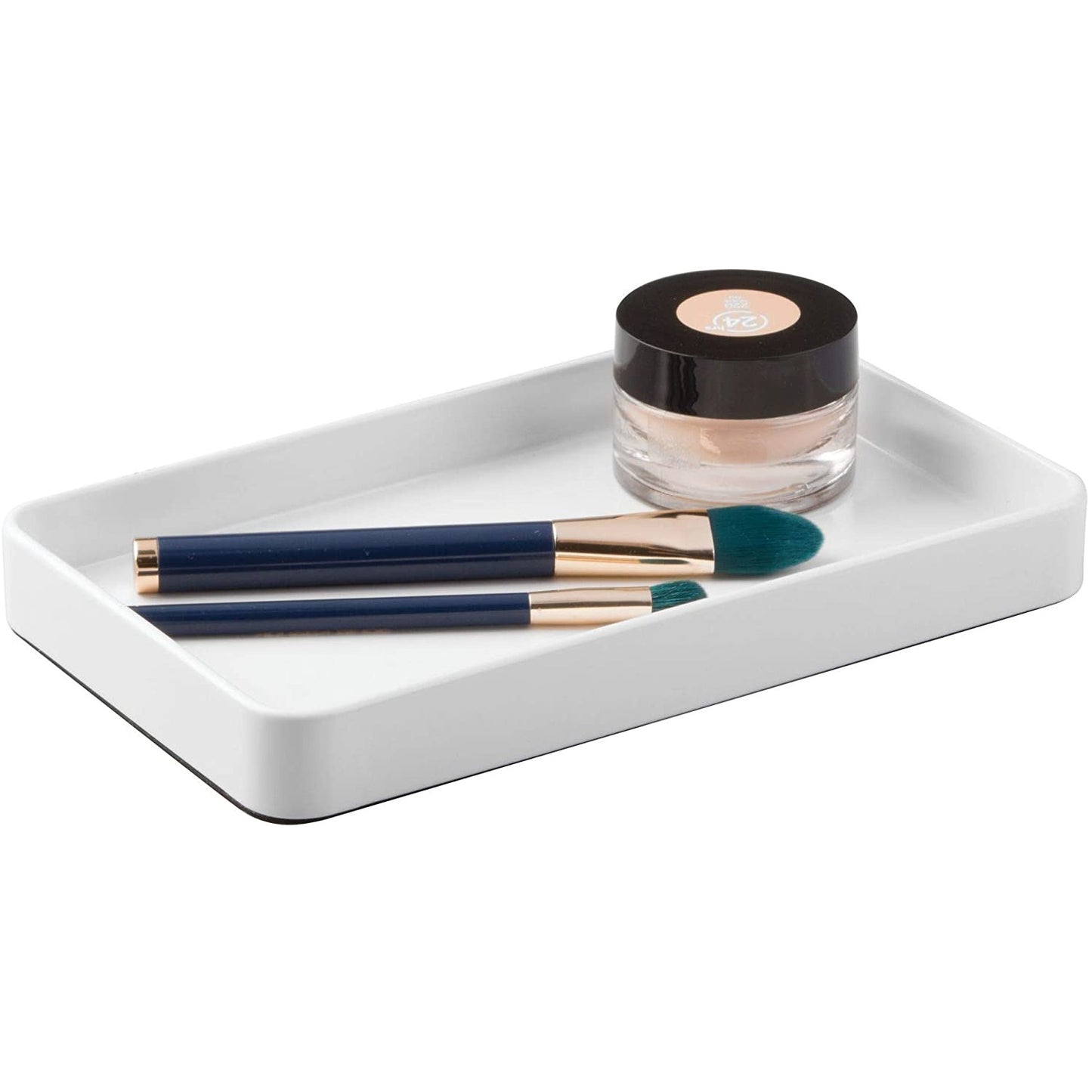 Gia Guest Towel Tray White
