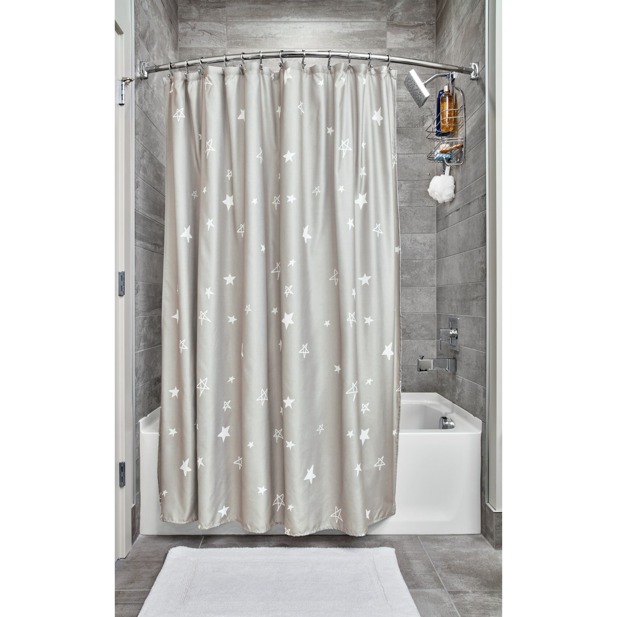 Alfombra decorativa blanca 34" X 21"