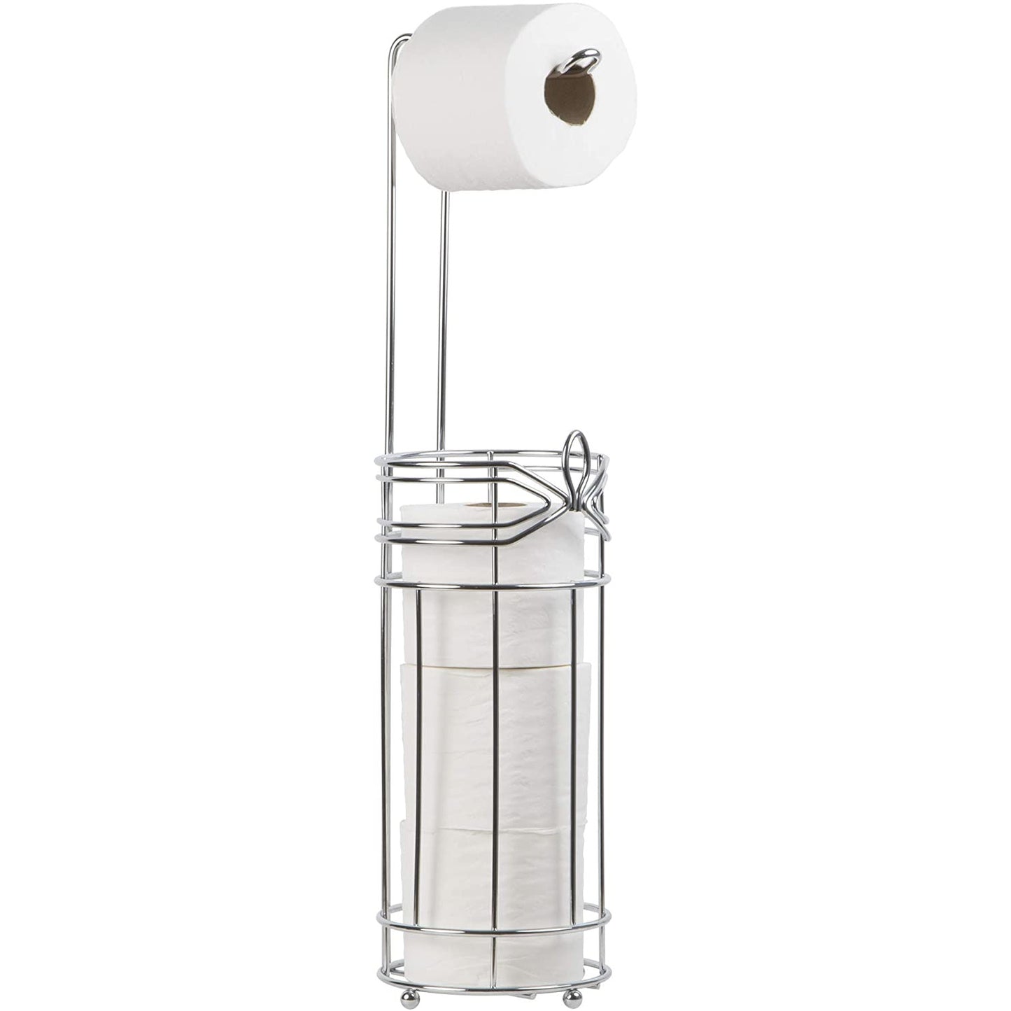 Aria 4-Rolls Toilet Paper Storage Holder Chrome Finish