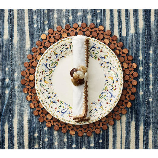 ROUND BAMBOO PLACEMATS BROWN