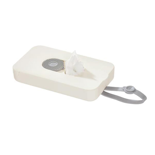 Wipes To-Go Clutch Coconut with Gray Accents