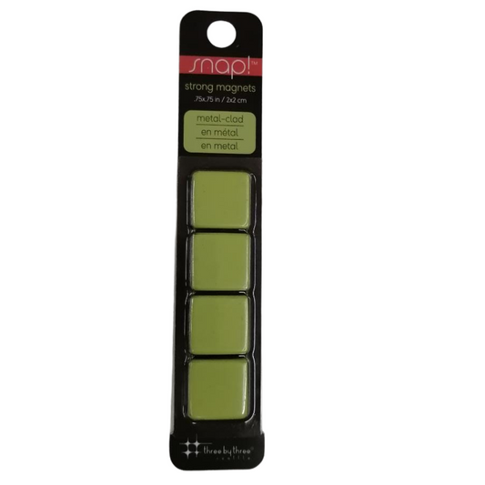 Snap! Strong Square Magnets Small Green